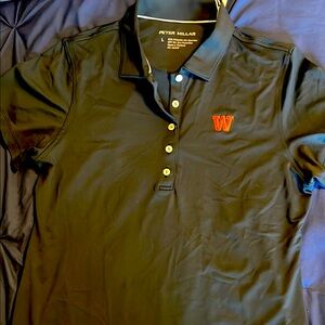 Peter Millar Womenswear Jubilee Short-Sleeve Button Polo Woodberry Forest School